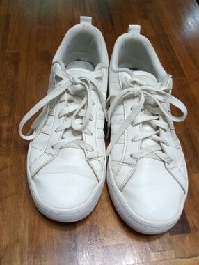 adidas White Women's Low-Top Lace-Up Sneakers